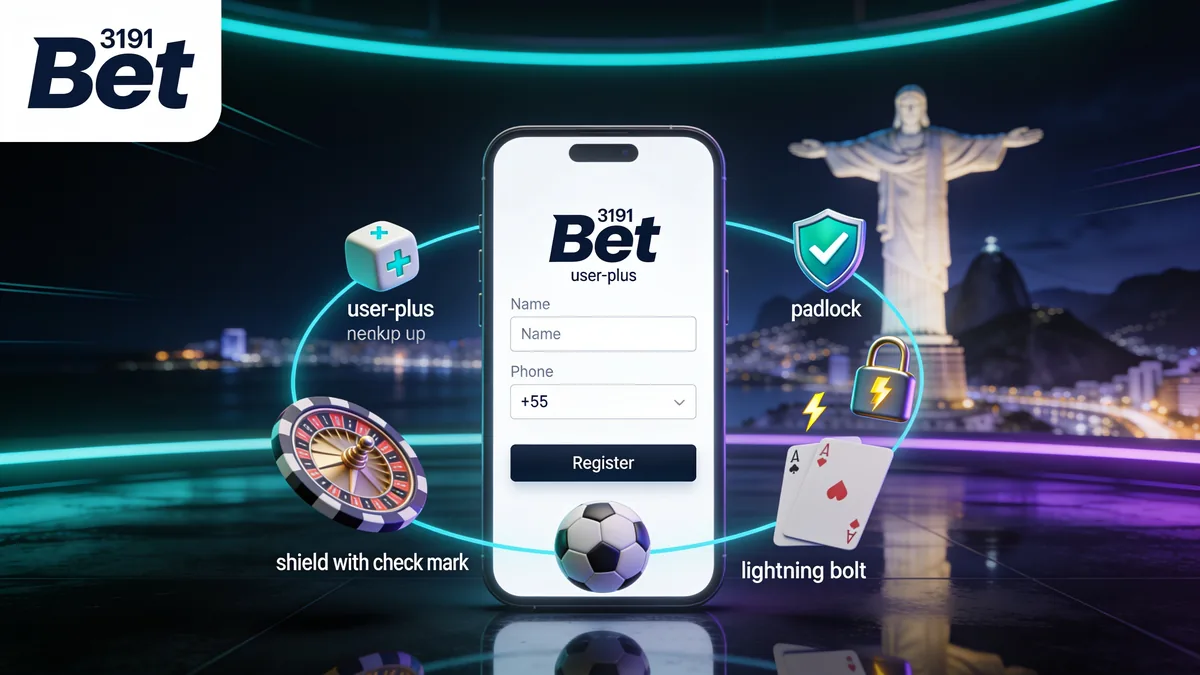Como se cadastrar na 3191 Bet? para jogadores no Brasil